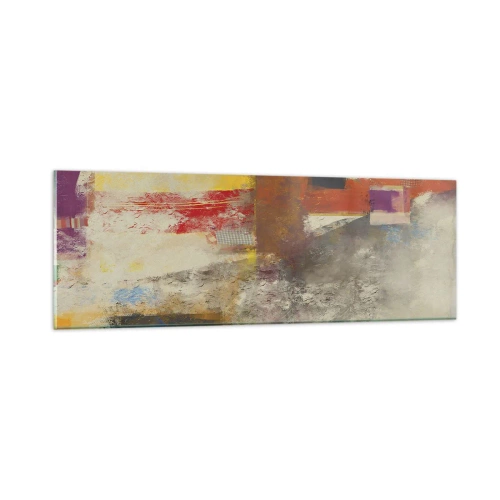 Glass picture - Geometry of Colours - 90x30 cm