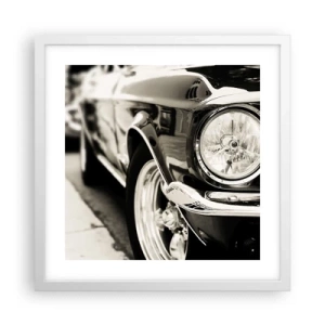 Poster in white frmae - Lasting Shine - 40x40 cm