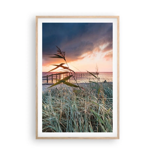 Poster in light oak frame - Not Gone with the Wind - 61x91 cm