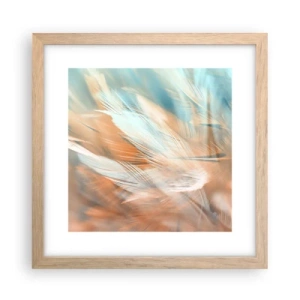 Poster in light oak frame - In the Land of Gentleness - 30x30 cm