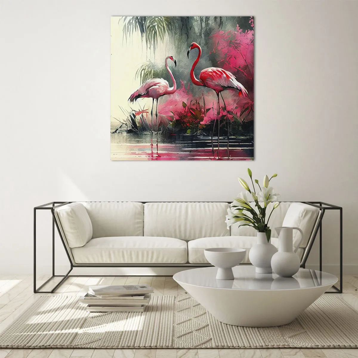 Glass picture - Class of Natural Charm - 60x60 cm