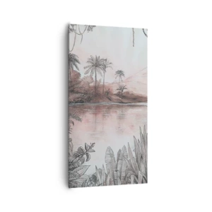 Canvas picture - Diary of a 19th Century Explorer - 65x120 cm