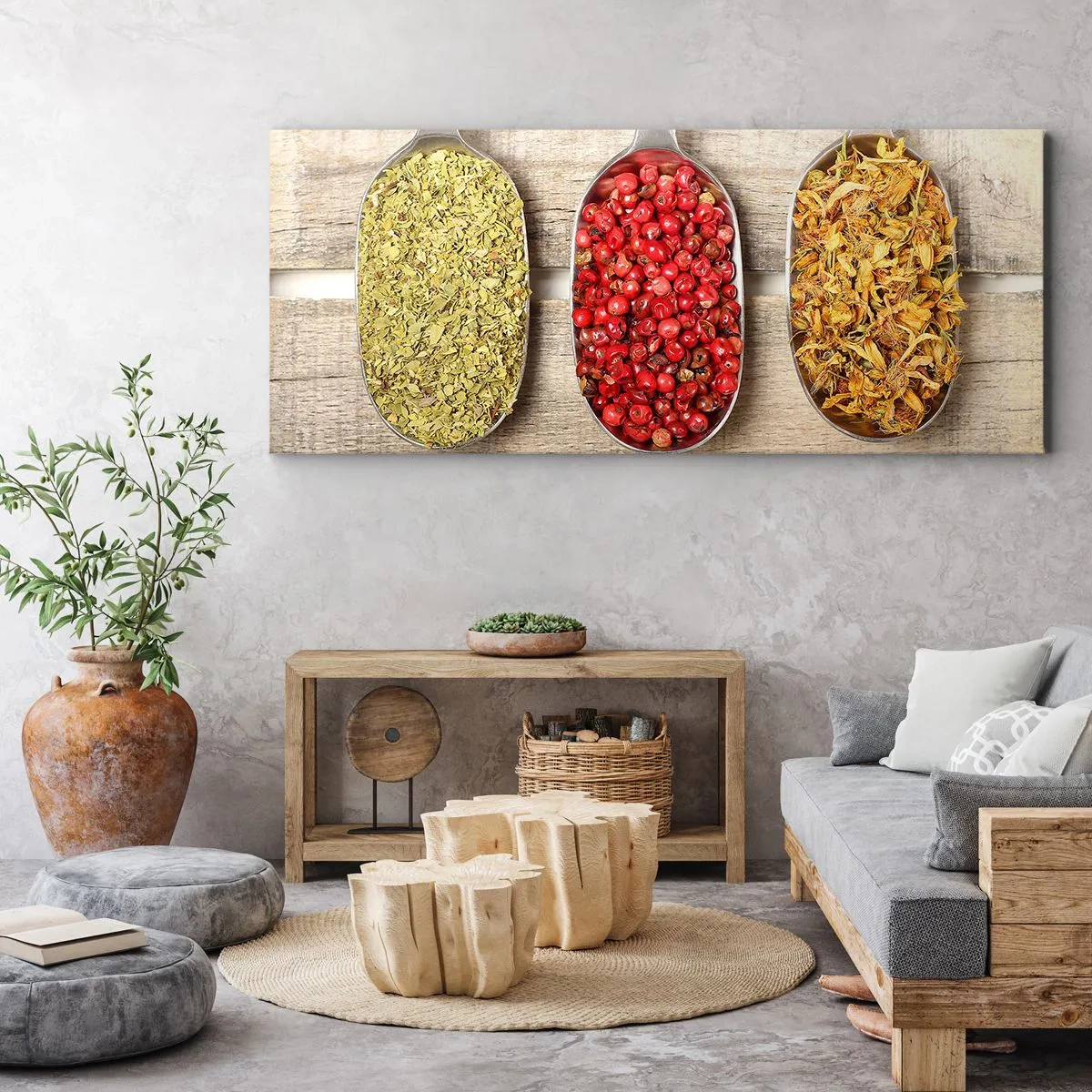 Canvas picture - Kitchen Magic - 160x50 cm