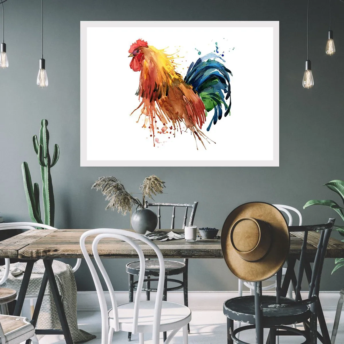 Poster - King Rooster - 70x50 cm