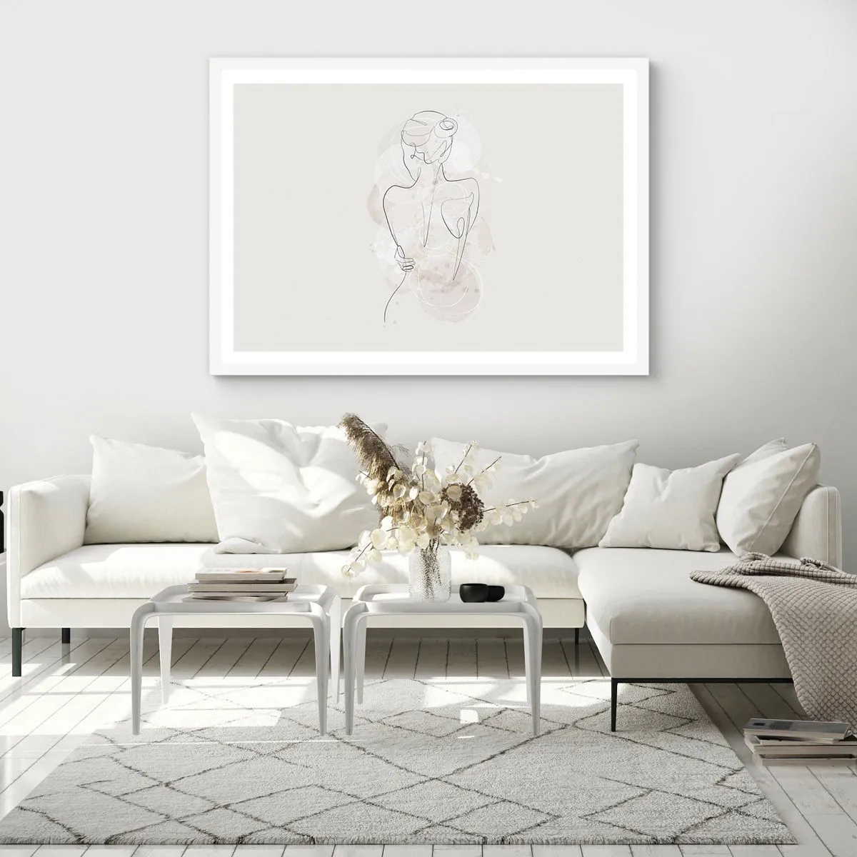 Poster in white frmae - Like a Sensitive Instrument - 40x30 cm