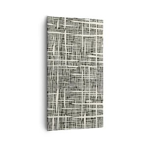 Canvas picture - Woven Composition - 55x100 cm