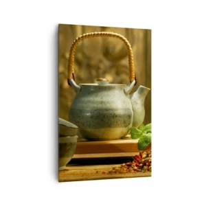 Canvas picture - Treaty about Drinking Tea - 80x120 cm