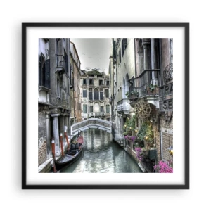 Poster in black frame - For Centuries in Quiet Contemplation - 50x50 cm