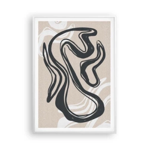 Poster in white frmae - Multiplied Expression - 70x100 cm