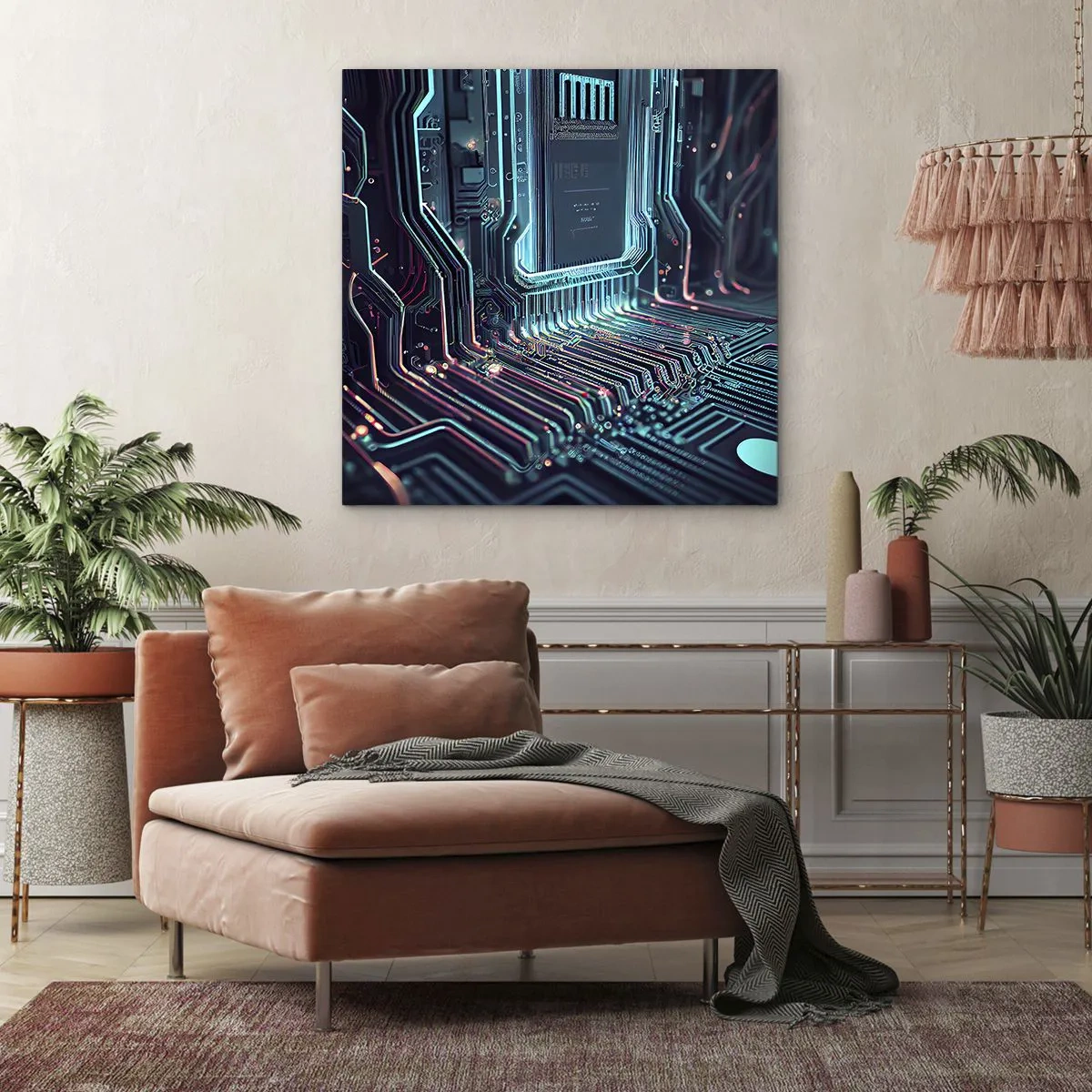 Canvas picture - I Was Just Thinking… - 40x40 cm