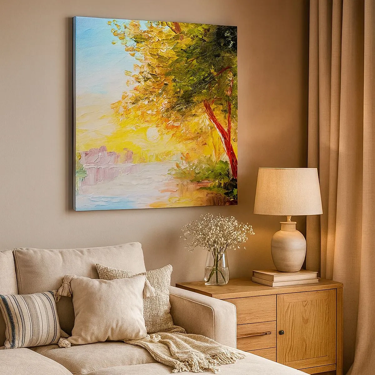 Canvas picture - Et In Arcadia Ego - 30x30 cm