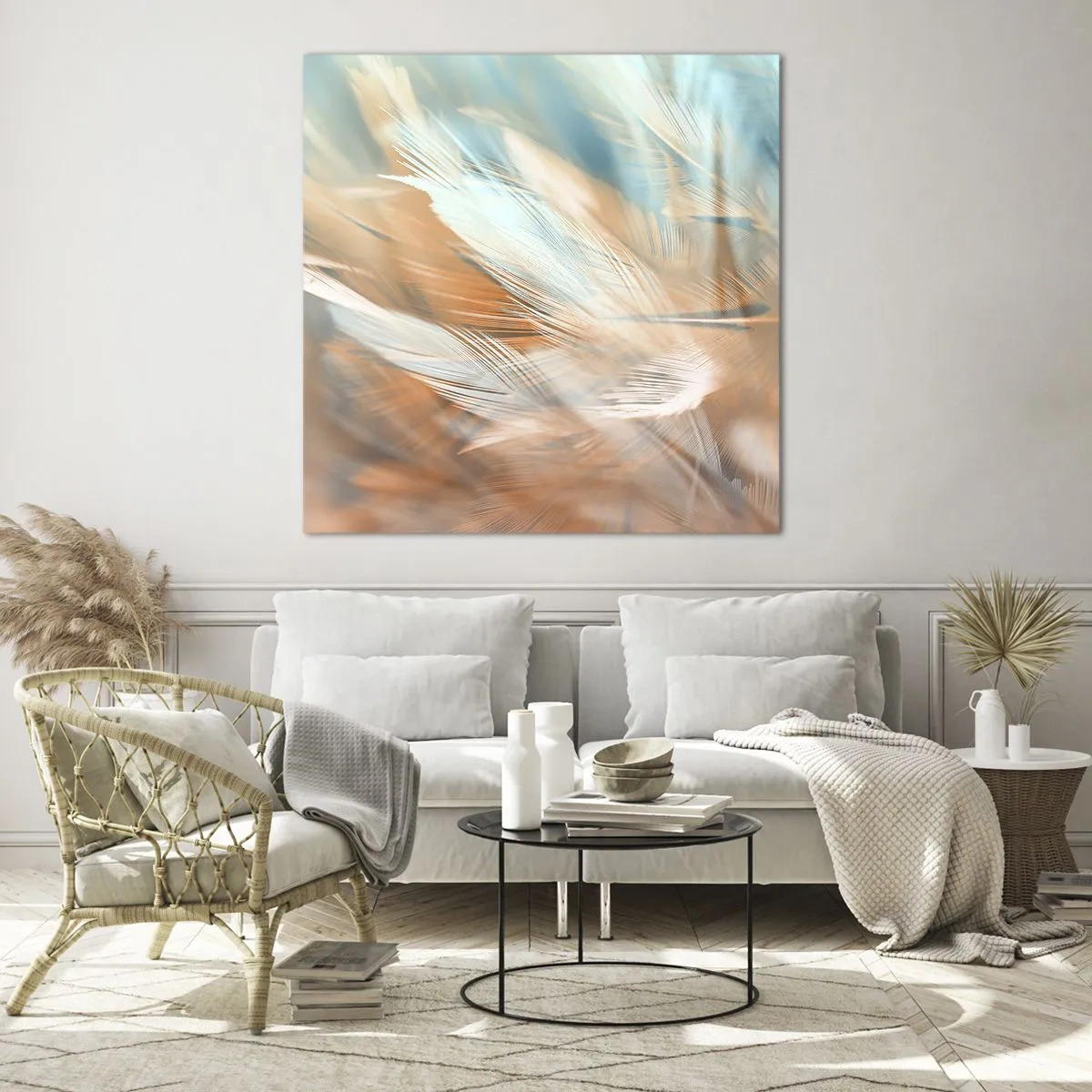 Glass picture - In the Land of Gentleness - 30x30 cm