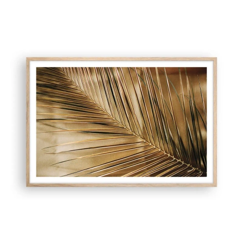 Poster in light oak frame - Natural Colonnade - 91x61 cm