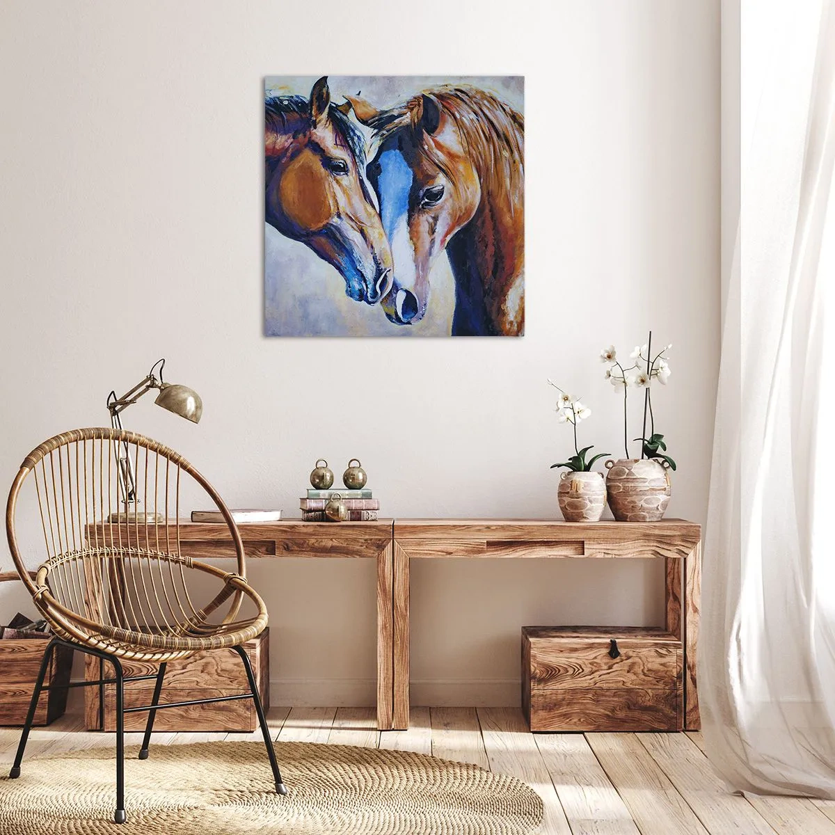 Canvas picture - Is This Friendship Or Love? - 30x30 cm
