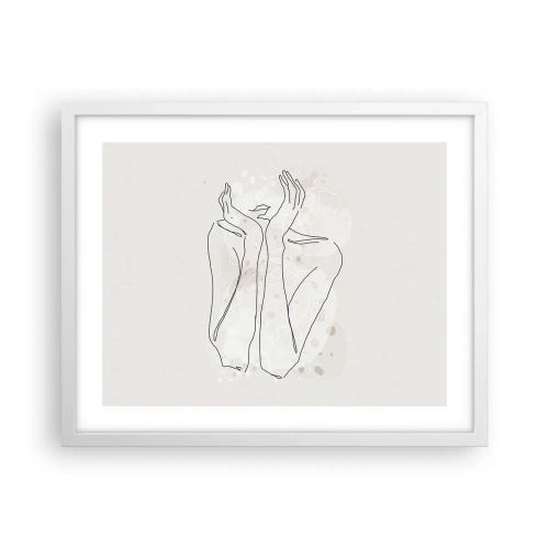 Poster in white frmae - Dreamful Moment - 50x40 cm