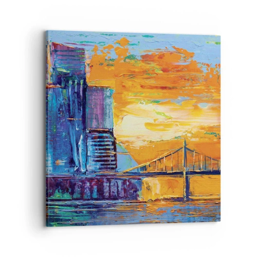 Canvas picture - Culture and Nature - 70x70 cm