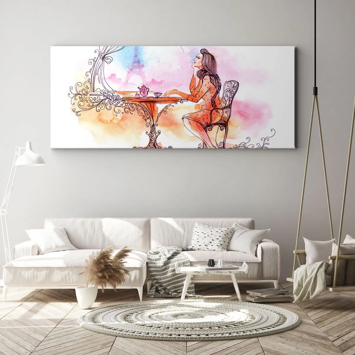 Canvas picture - Parisian Chic - 140x50 cm