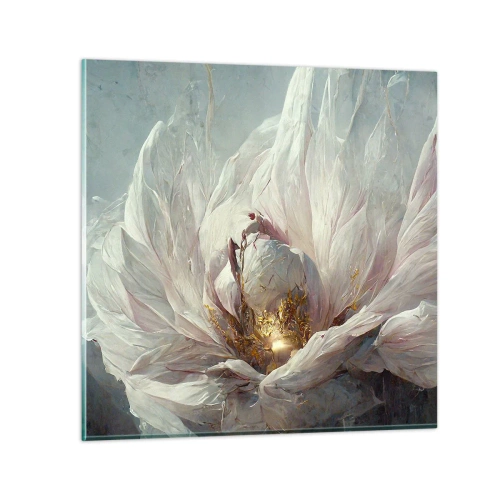 Glass picture - It Blooms Once Every Hunderd Years - 70x70 cm