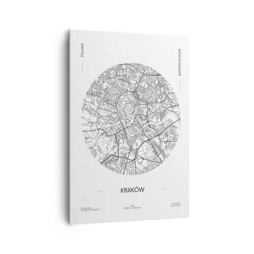 Canvas picture - Anatomy of Crocow - 70x100 cm