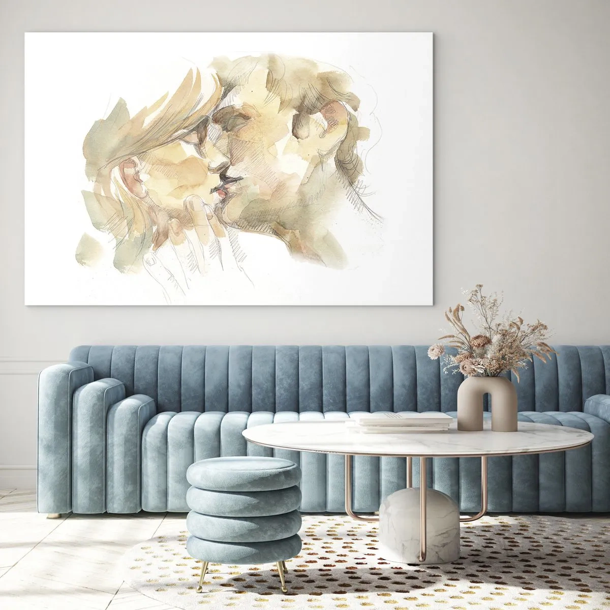 Glass picture - The Missing Half? - 100x70 cm