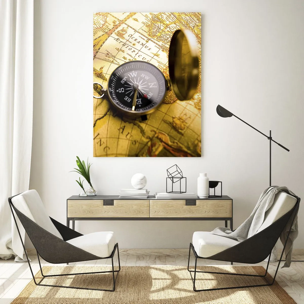 Glass picture - To the End of the World? - 70x100 cm