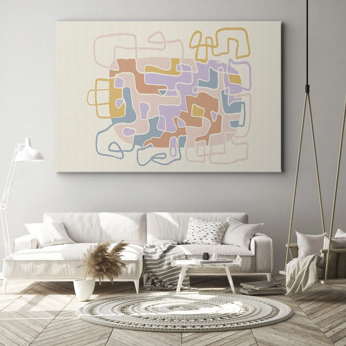 Canvas picture - Maze - Joyful Adventure - 100x70 cm
