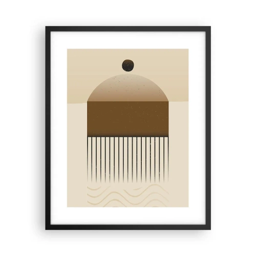 Poster in black frame - Different States - 40x50 cm