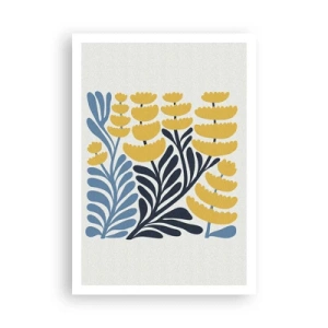 Poster - Sunny Flowerbed - 70x100 cm