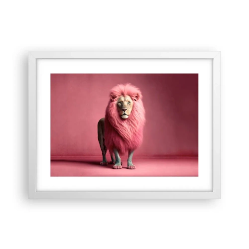 Poster in white frmae - And You're Not Scared Anymore - 40x30 cm