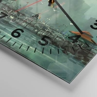 Clock face with numbers