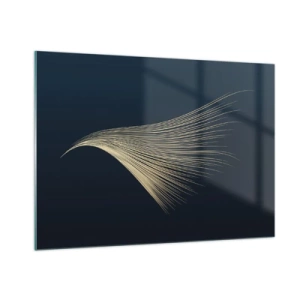 Glass picture - Like Angel's Hair - 100x70 cm