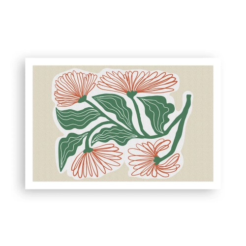 Poster - Folk and Modern - 91x61 cm