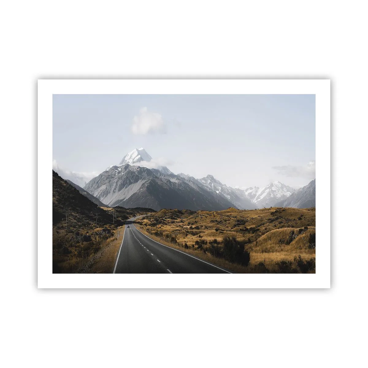 Poster - Road to the Heart of the Mountains - 70x50 cm