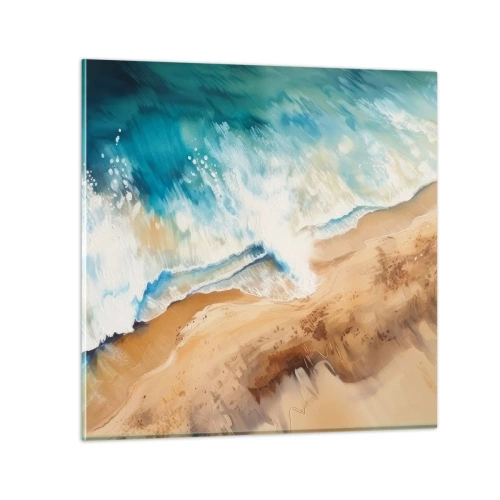 Glass picture - Returning Wave - 50x50 cm