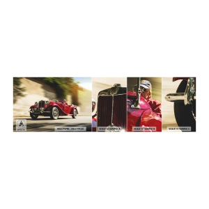 Photo Wallpaper Sample Standard Eco - More Beautiful than Nike of Samothrace - Car, Retro, Cabriolet - 100x30 cm
