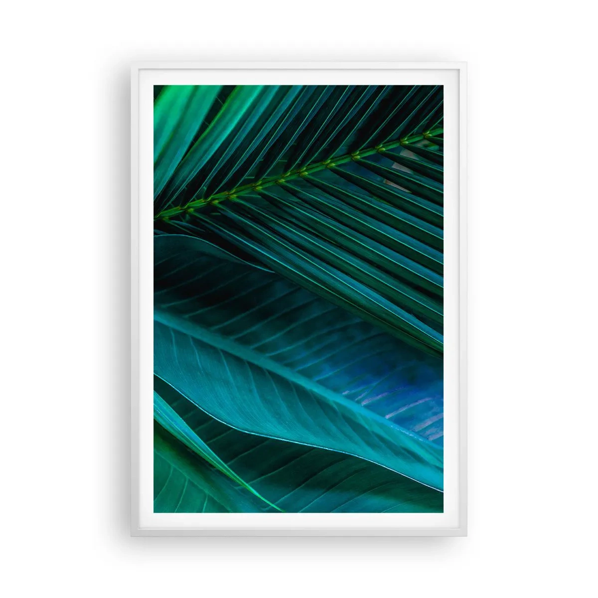 Poster in white frmae - Anatomy of Green - 70x100 cm