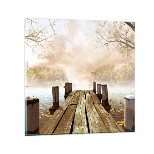 Glass picture - Gentle Sadness of Autumn - 60x60 cm