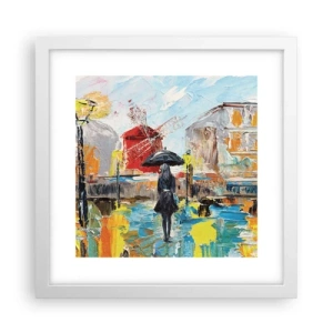 Poster in white frmae - Parisian Legends - 30x30 cm