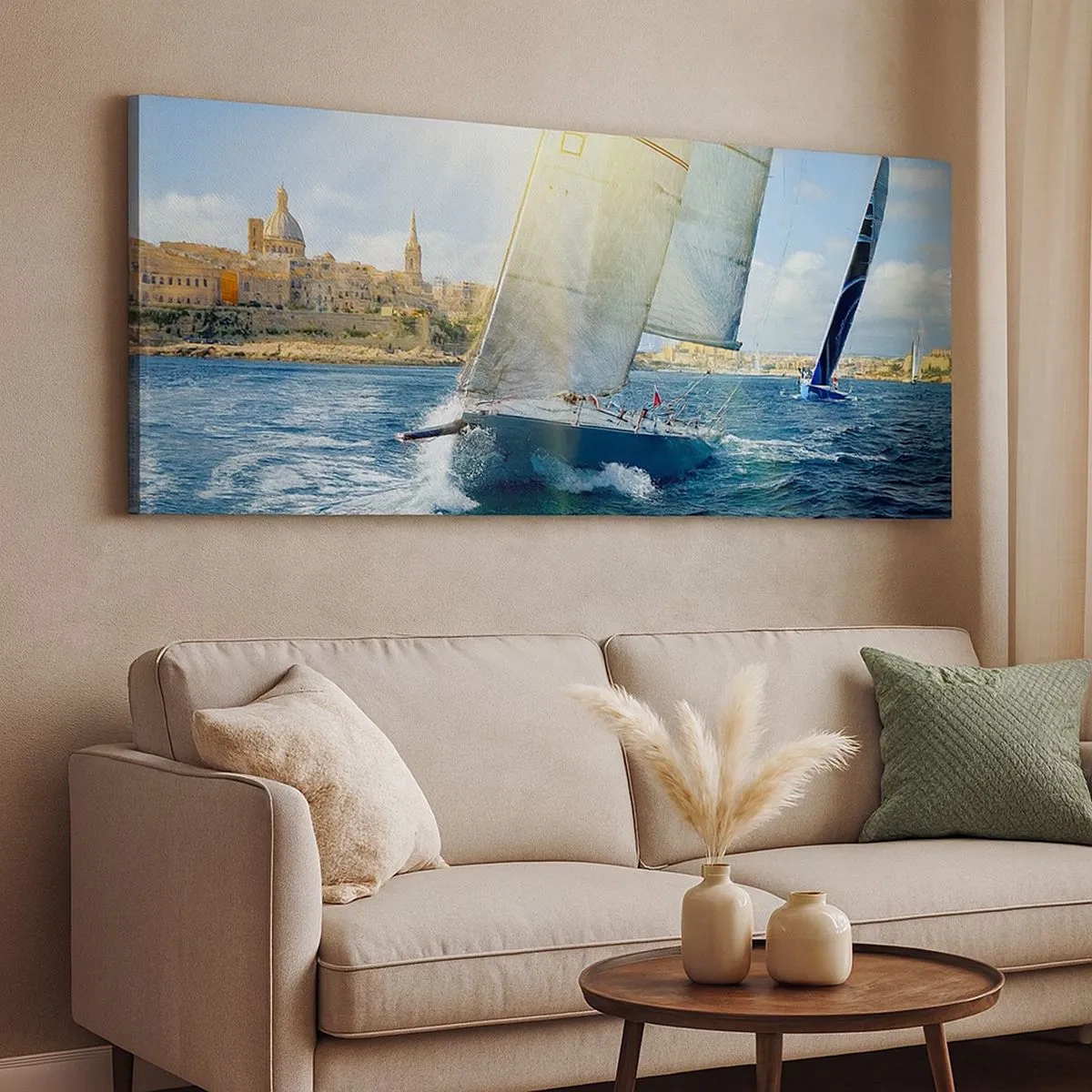 Canvas picture - Time to Leave the City - 100x40 cm