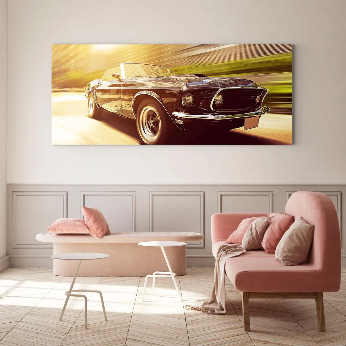 Glass picture - 1967- Return of the Legend - 100x40 cm