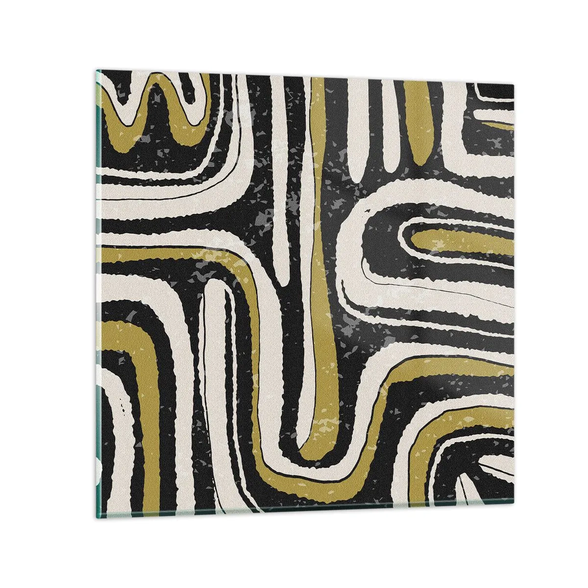 Glass picture - Compositions: Tracks and Alleys - 40x40 cm