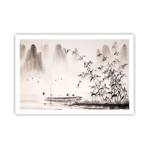 Poster - Quiet As a Rice Field - 91x61 cm