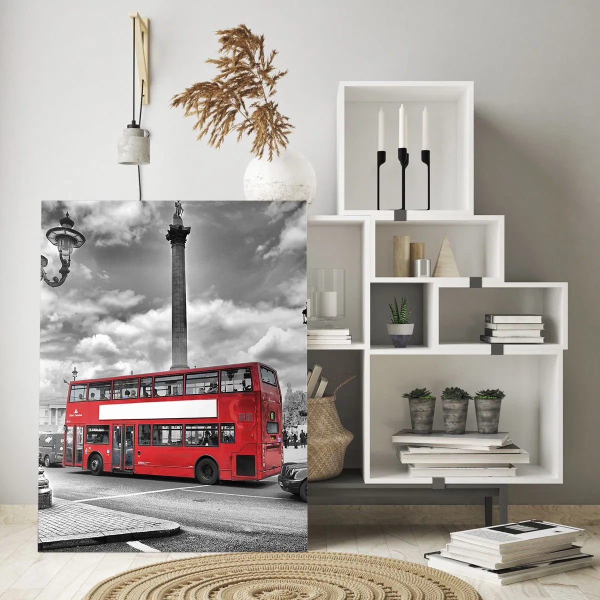 Glass picture - Real Bloodstream of a City - 50x70 cm