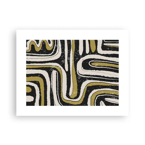 Poster - Compositions: Tracks and Alleys - 40x30 cm