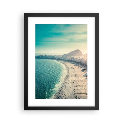 Poster in black frame - Eternal Holiday in Rio - 30x40 cm