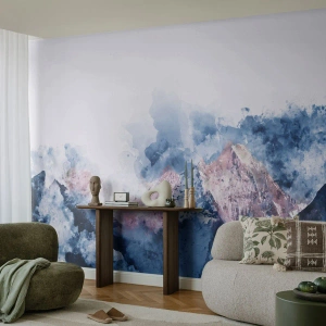 Self-Adhesive Photo Wallpaper Deluxe Sticker - Those Summits! - Abstraction, Piece, Mountains - 250x175 cm