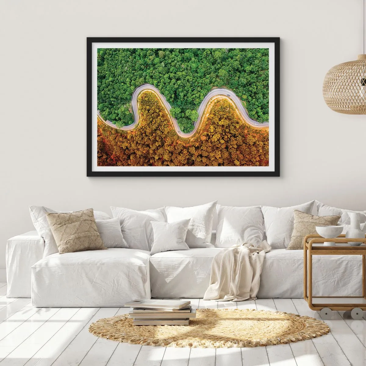 Poster in black frame - Borders and Breakthroughs - 40x30 cm