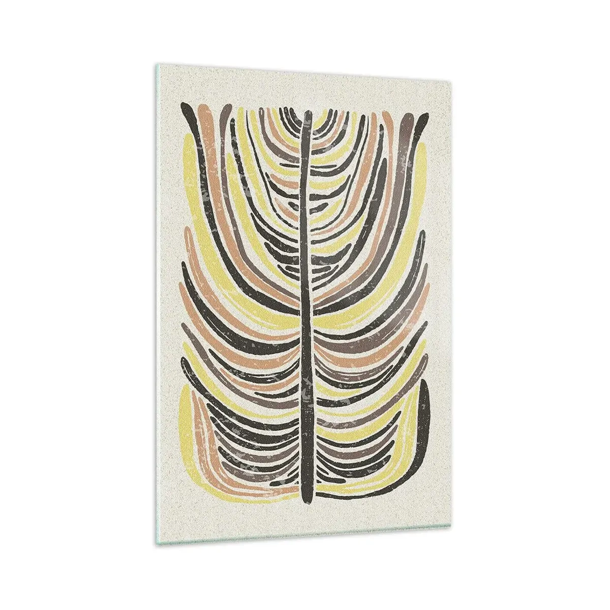 Glass picture - Abstract: Life to the Full - 80x120 cm