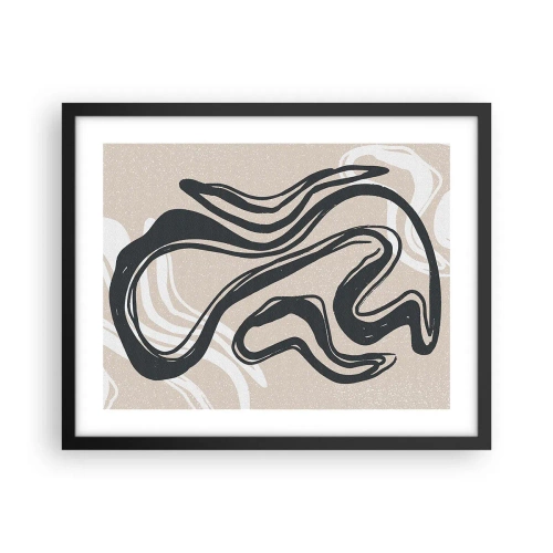 Poster in black frame - Multiplied Expression - 50x40 cm