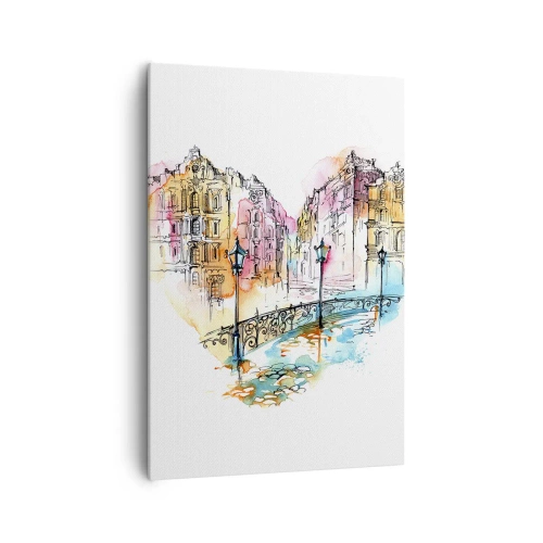 Canvas picture - Heart of a City - 70x100 cm